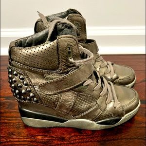 Ash platform sneakers